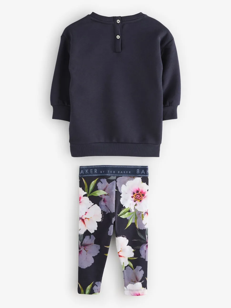 Baker by Ted Baker 2 Piece Longline Bow Sweat and Floral Leggings Set