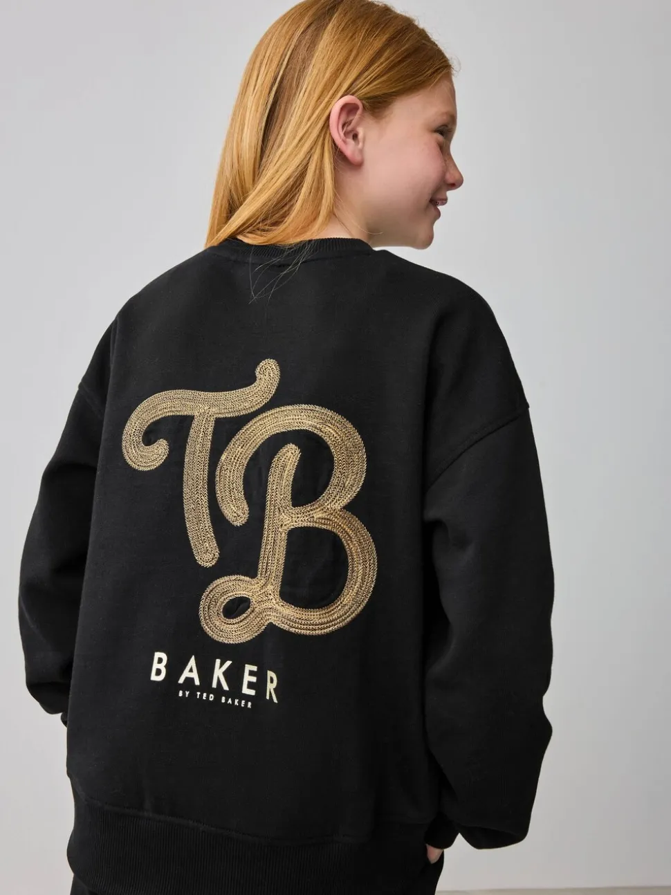 Baker by Ted Baker 2 Piece Varsity Sweater and Wide Leg Joggers Set