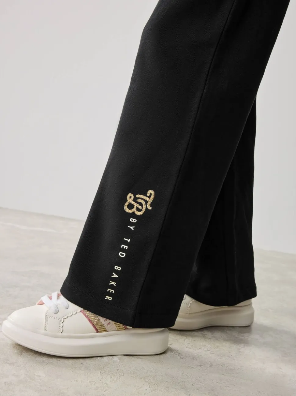 Baker by Ted Baker 2 Piece Varsity Sweater and Wide Leg Joggers Set