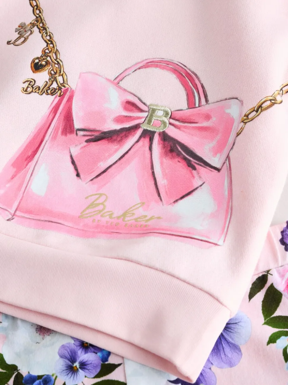 Baker by Ted Baker Pink Top & Leggings Set
