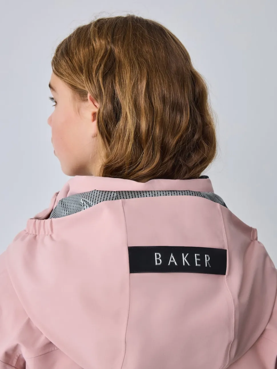 Baker by Ted Baker Pink Waterproof Belted Padded Ski Jacket