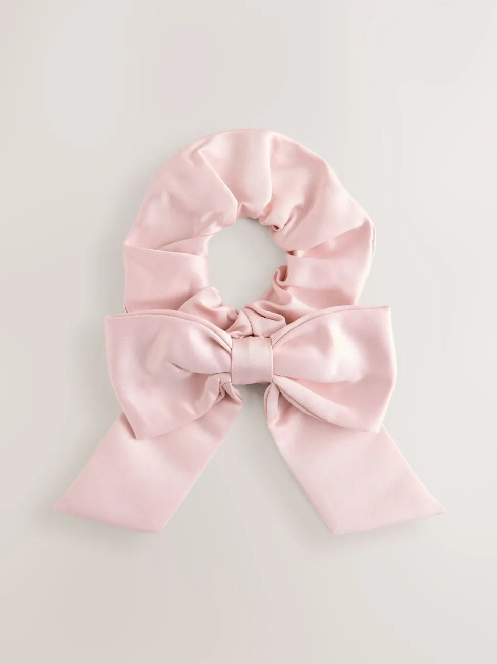 Baker by Ted Baker Satin Bow Back Peplum Tulle Occasion Dress & Scrunchie