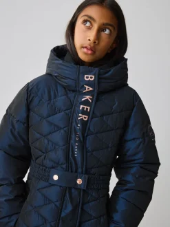 Baker by Ted Baker Shower Resistant Midweight Belted Padded Coat