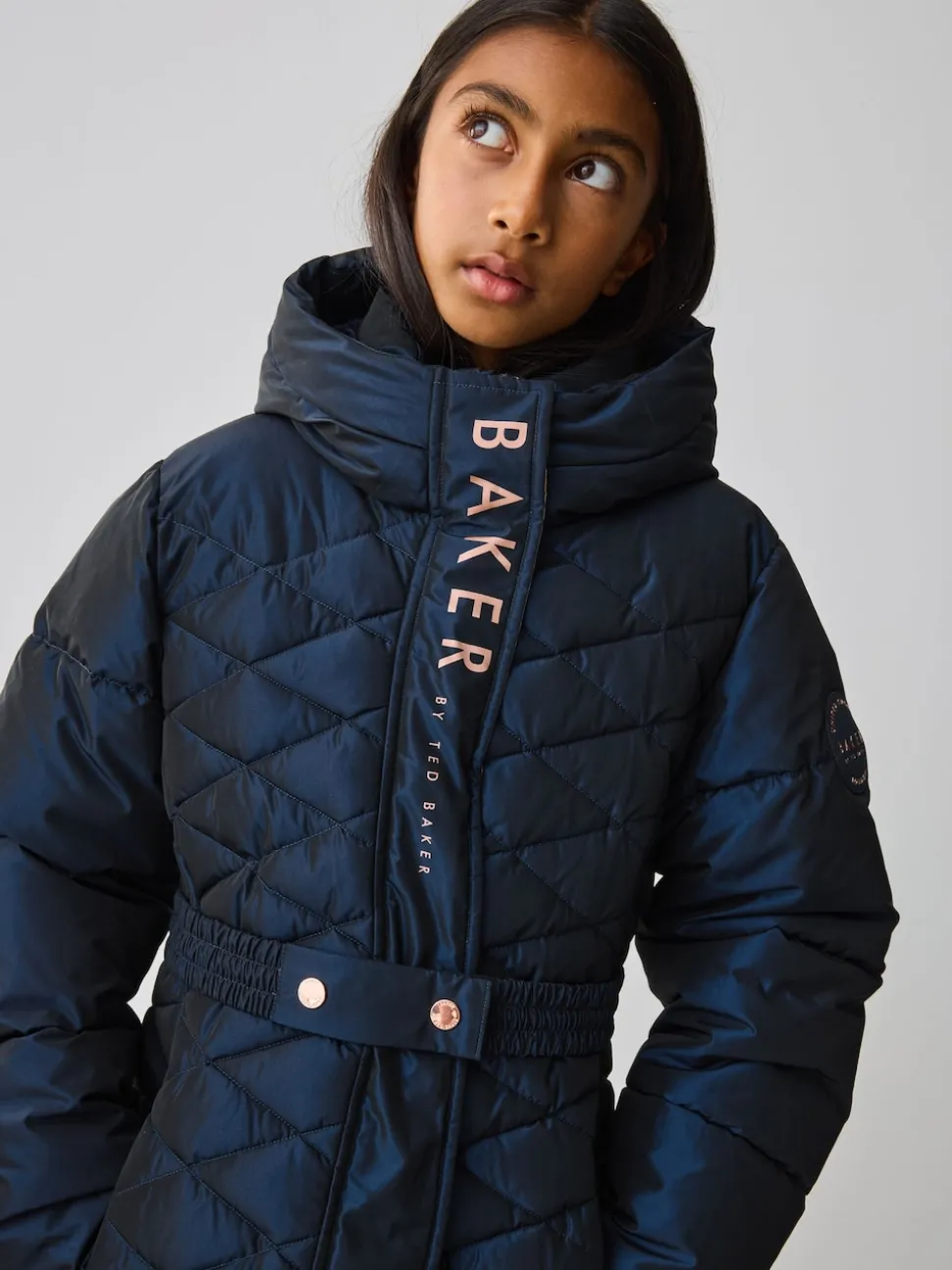 Baker by Ted Baker Shower Resistant Midweight Belted Padded Coat