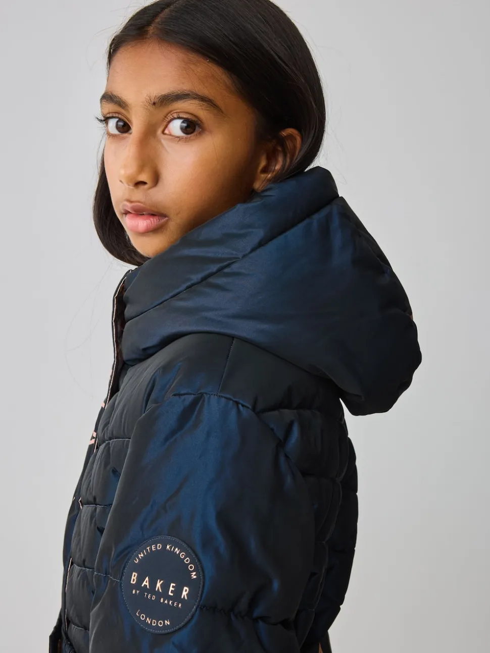 Baker by Ted Baker Shower Resistant Midweight Belted Padded Coat