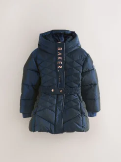Baker by Ted Baker Shower Resistant Midweight Belted Padded Coat