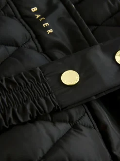 Baker by Ted Baker Shower Resistant Midweight Belted Padded Coat