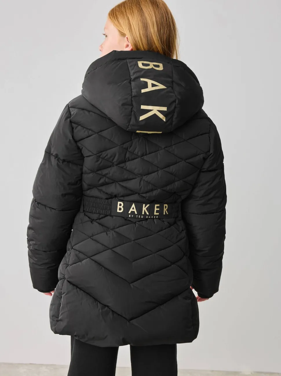 Baker by Ted Baker Shower Resistant Midweight Belted Padded Coat