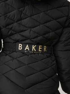 Baker by Ted Baker Shower Resistant Midweight Belted Padded Coat