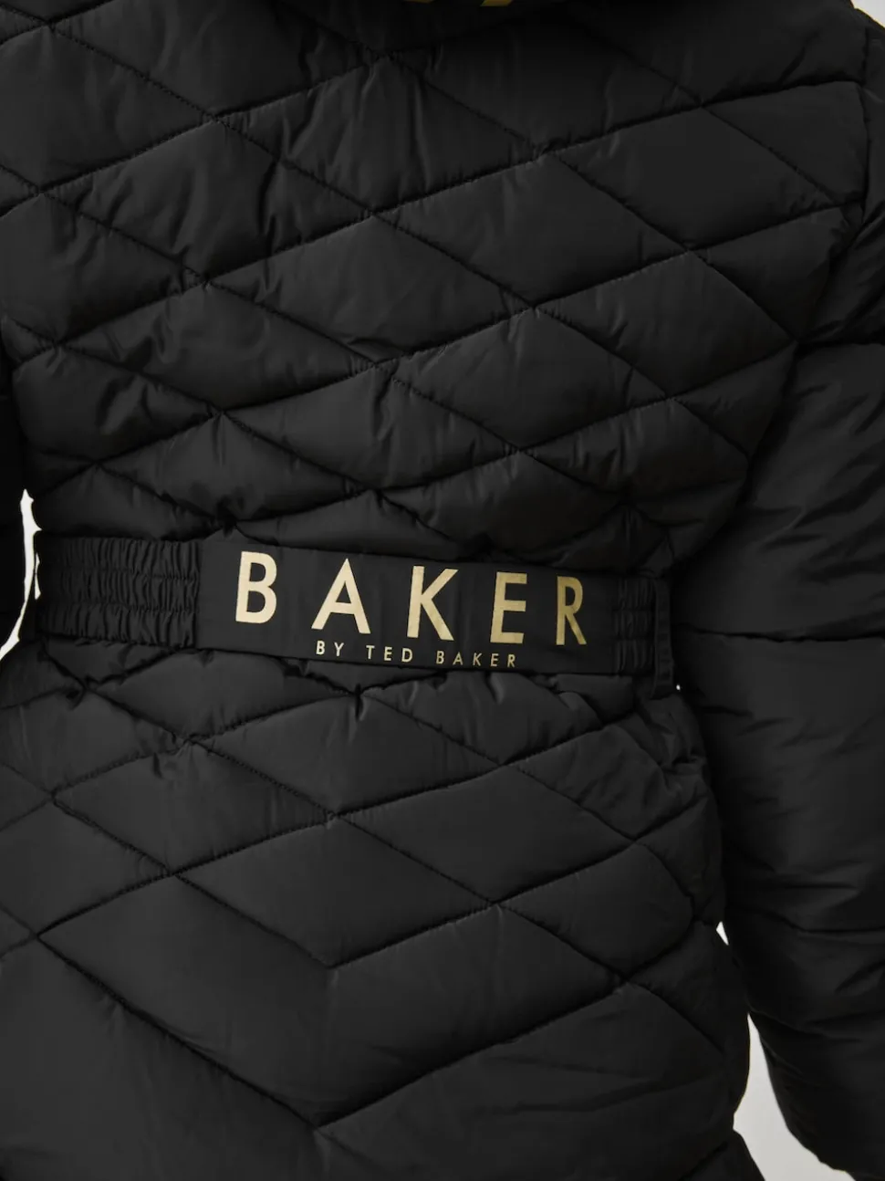 Baker by Ted Baker Shower Resistant Midweight Belted Padded Coat