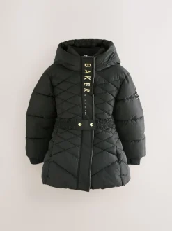 Baker by Ted Baker Shower Resistant Midweight Belted Padded Coat