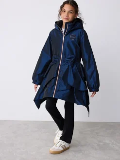 Baker by Ted Baker Shower Resistant Bow Frill Raincoat