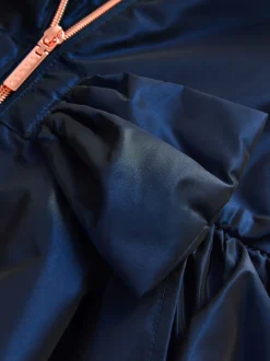 Baker by Ted Baker Shower Resistant Bow Frill Raincoat