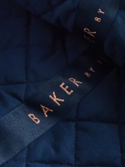 Baker by Ted Baker Shower Resistant Bow Frill Raincoat