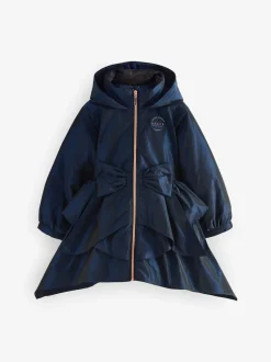 Baker by Ted Baker Shower Resistant Bow Frill Raincoat