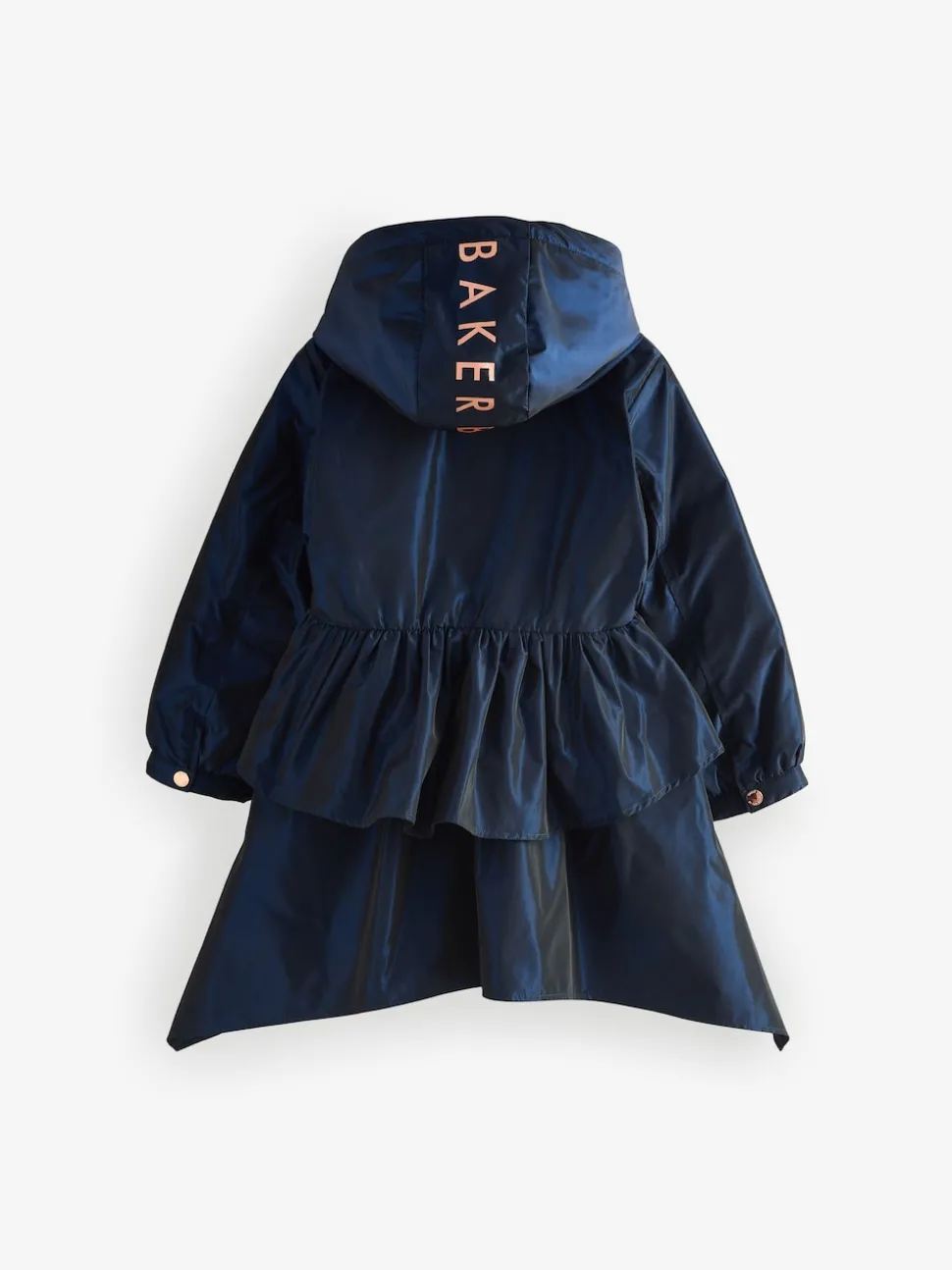 Baker by Ted Baker Shower Resistant Bow Frill Raincoat