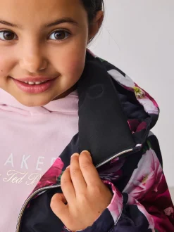 Baker by Ted Baker Shower Resistant Branded Hem Raincoat