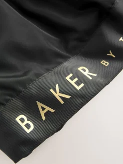 Baker by Ted Baker Shower Resistant Branded Hem Raincoat