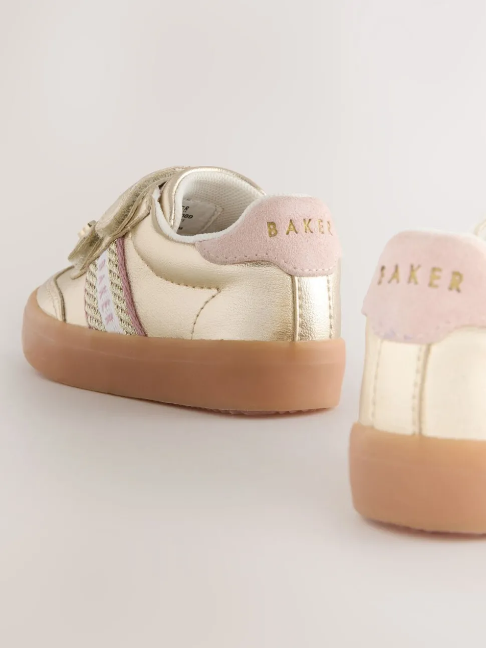 Baker by Ted Baker Tape Trainers with Gum Sole