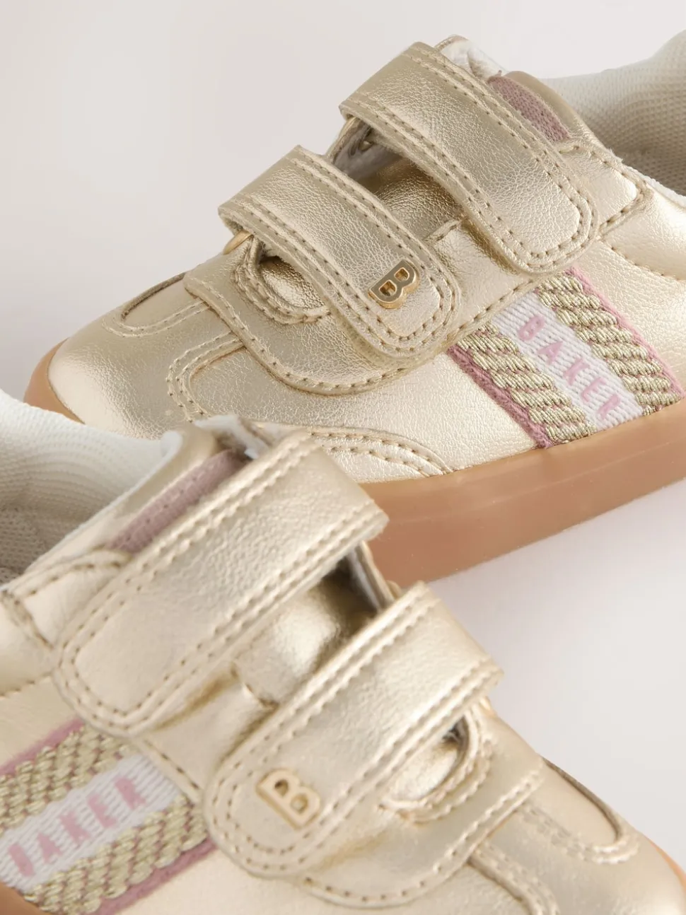 Baker by Ted Baker Tape Trainers with Gum Sole