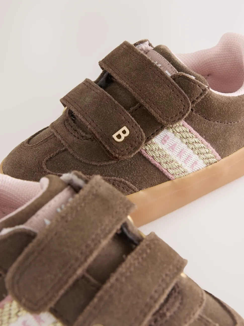 Baker by Ted Baker Tape Trainers with Gum Sole