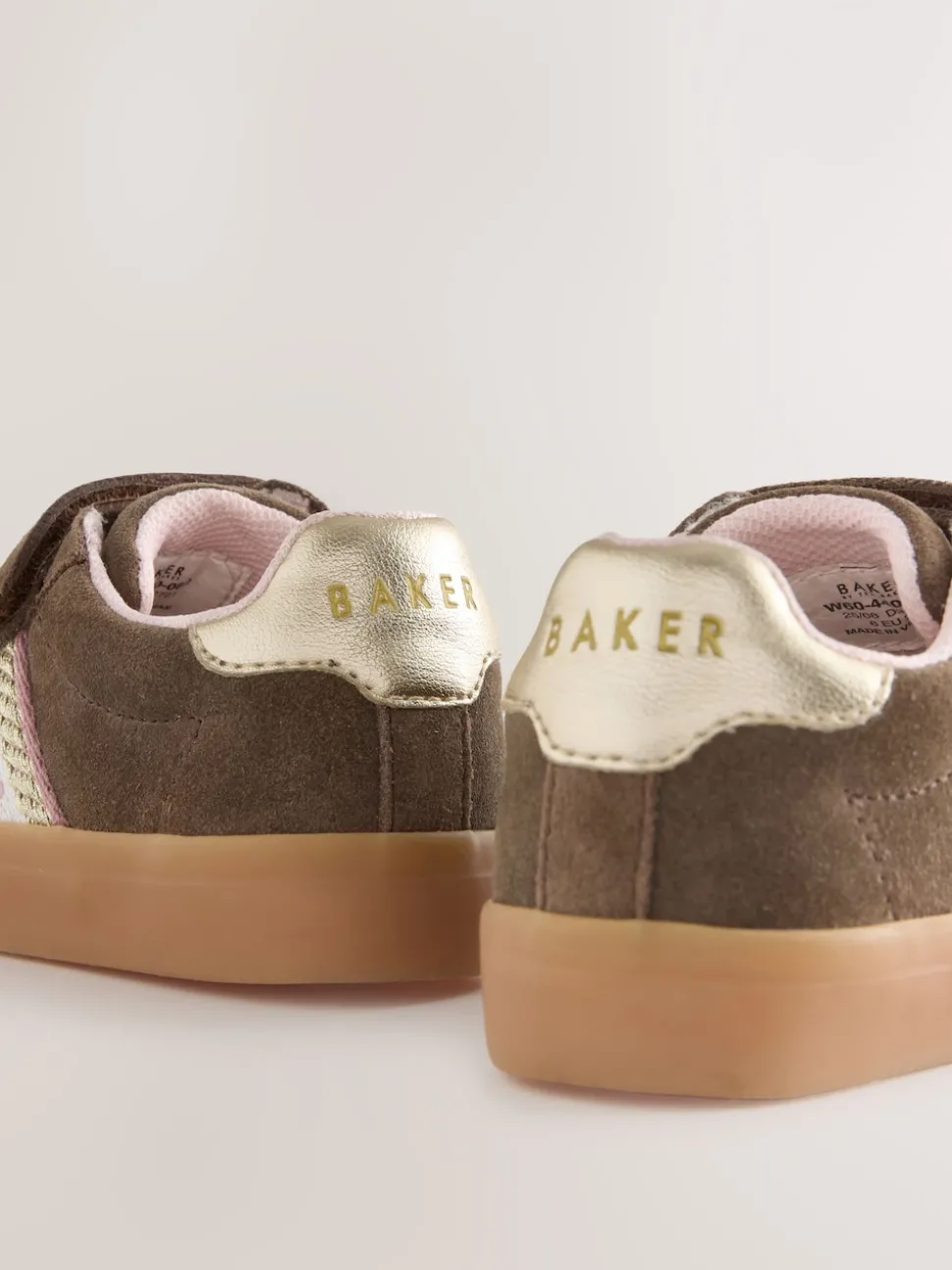 Baker by Ted Baker Tape Trainers with Gum Sole
