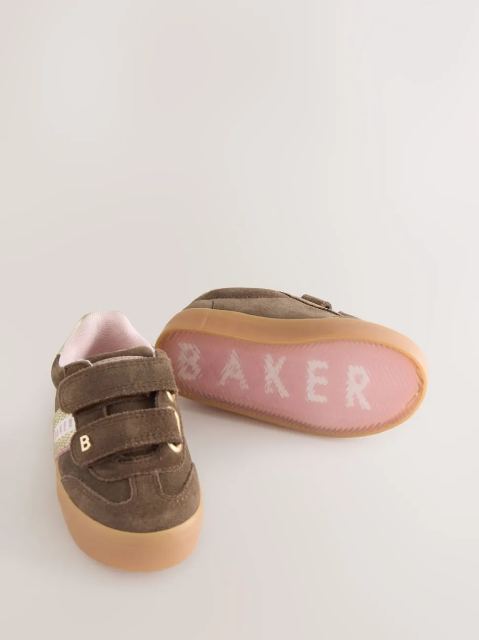 Baker by Ted Baker Tape Trainers with Gum Sole