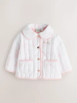 Baker by Ted Baker White Bunny Print Quilted Jacket