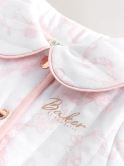 Baker by Ted Baker White Bunny Print Quilted Jacket