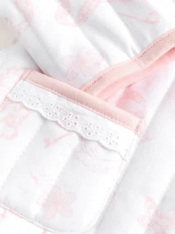 Baker by Ted Baker White Bunny Print Quilted Jacket