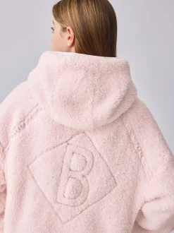 Baker by Ted Baker Zip-Through Hooded Borg Fleece Jacket