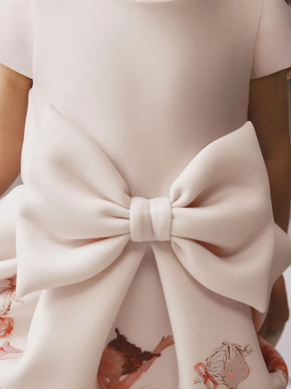 Ballet Pink Scuba Occasion Dress (3mths-7yrs)
