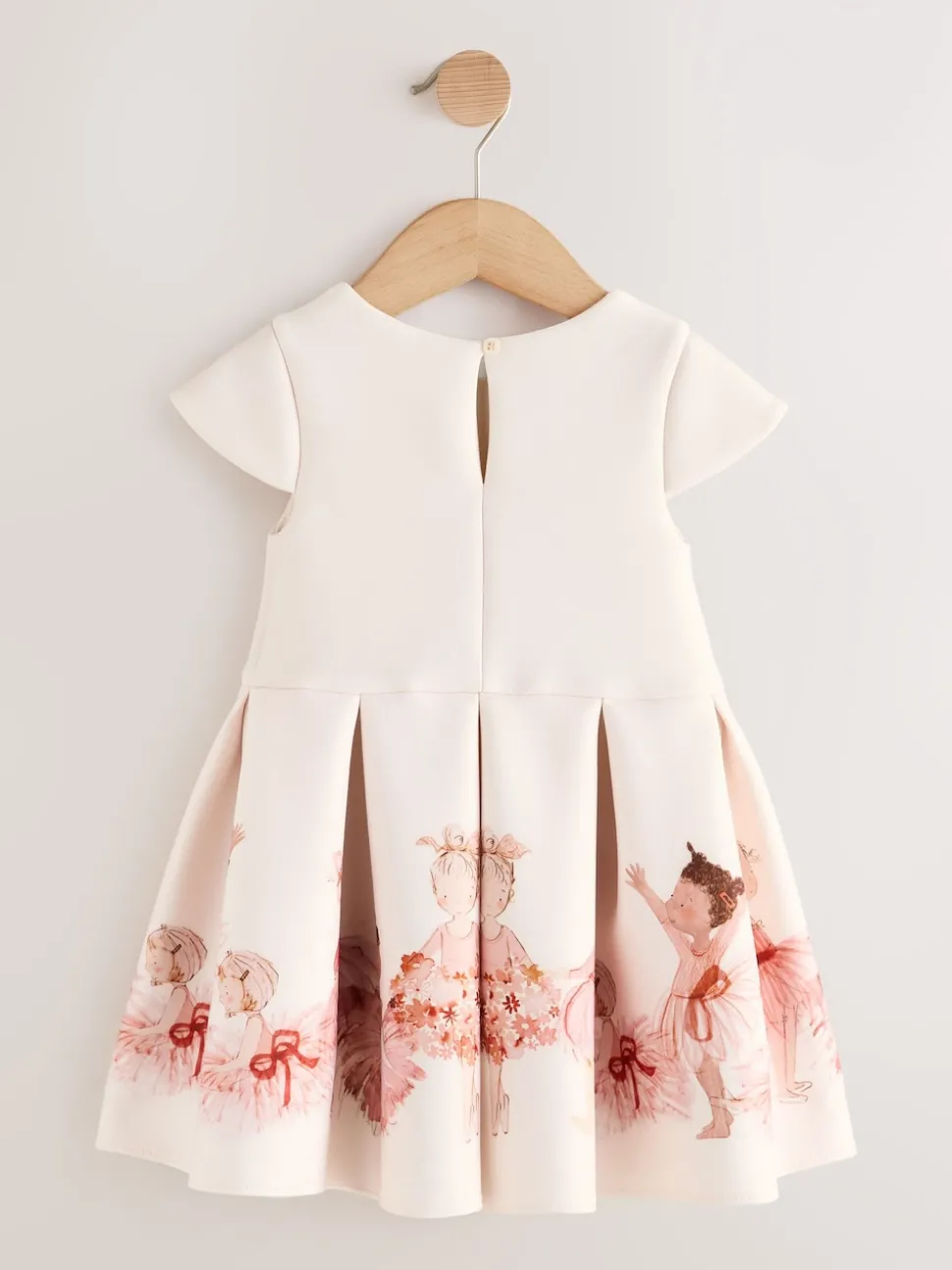 Ballet Pink Scuba Occasion Dress (3mths-7yrs)