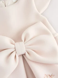 Ballet Pink Scuba Occasion Dress (3mths-7yrs)