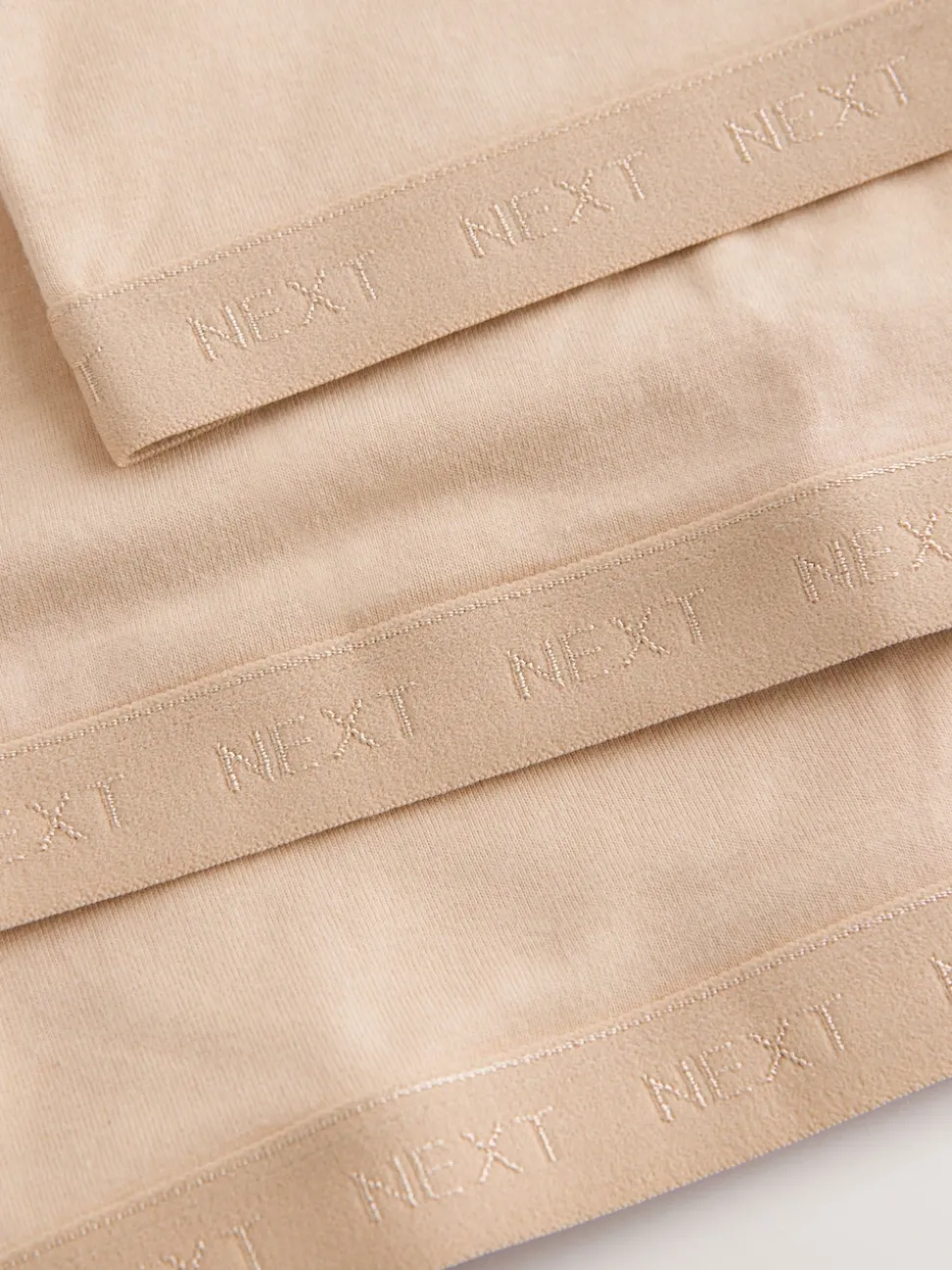 Beige Scoop Crop Tops 3 Pack (5-16yrs)