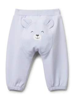 Benetton Baby Pink Appliqué Animal Jersey Trousers