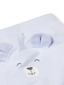 Benetton Baby Pink Appliqué Animal Jersey Trousers