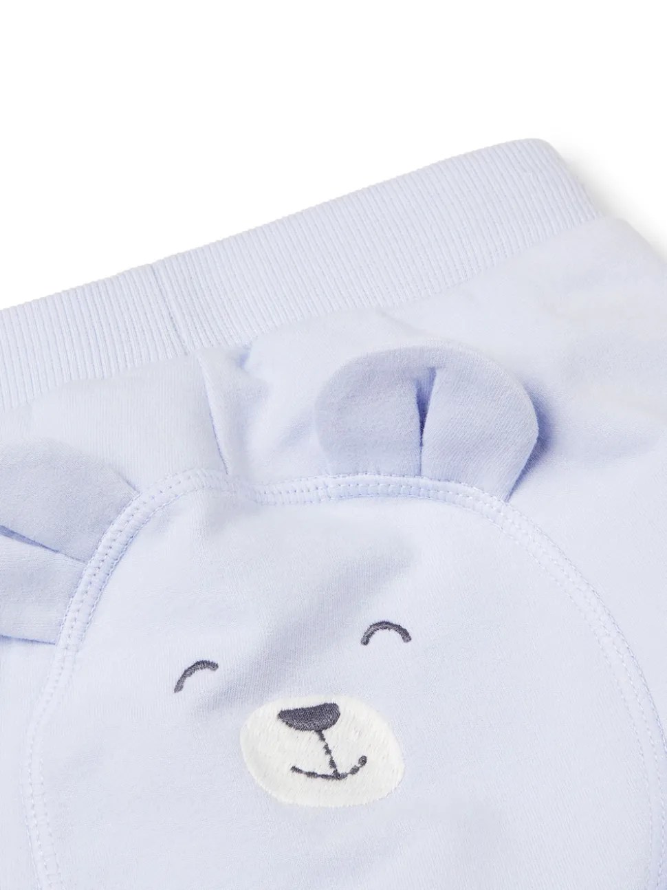 Benetton Baby Pink Appliqué Animal Jersey Trousers