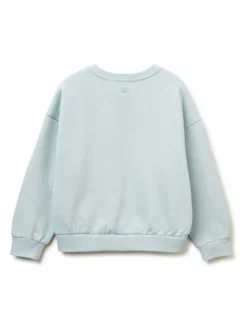 Benetton Blue Snowflake Sequin Sweatshirt