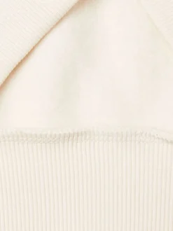 Benetton Cream Full Zip Star Hoodie