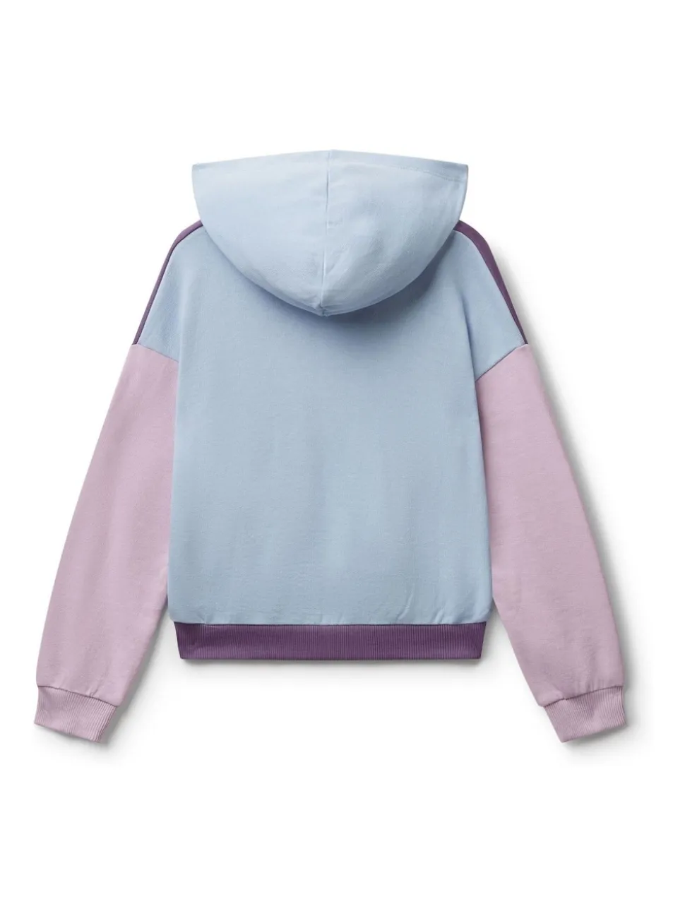 Benetton Girls Purple Printed Logo Hoodie (6-14 yrs)