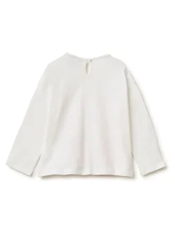 Benetton Long Sleeve Christmas Cream T-Shirt