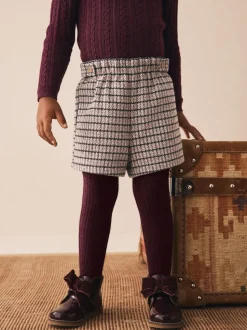 Berry Check Skort and Tights (3mths-7yrs)