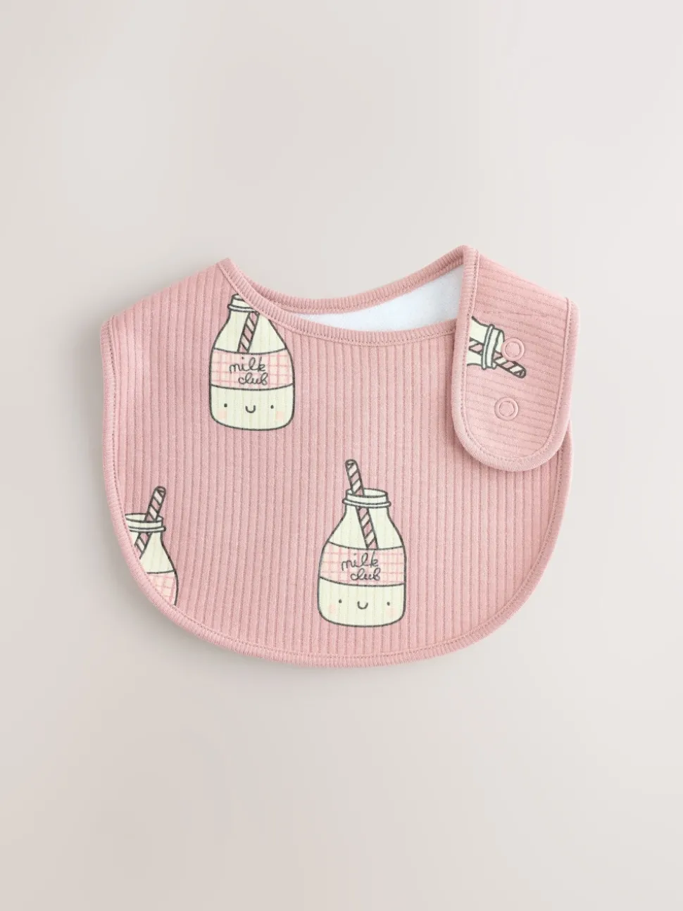 Berry Pink Food Character Baby Bibs 3 Pack