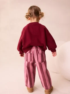 Berry Pink Stripe Trousers (3mths-7yrs)