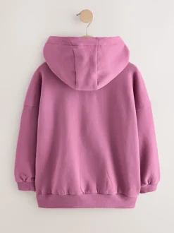 Berry Pink Zip Through Hoodie (3-16yrs)