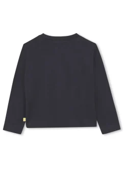 Billieblush Grey Unicorn Graphic Long Sleeve T-Shirt