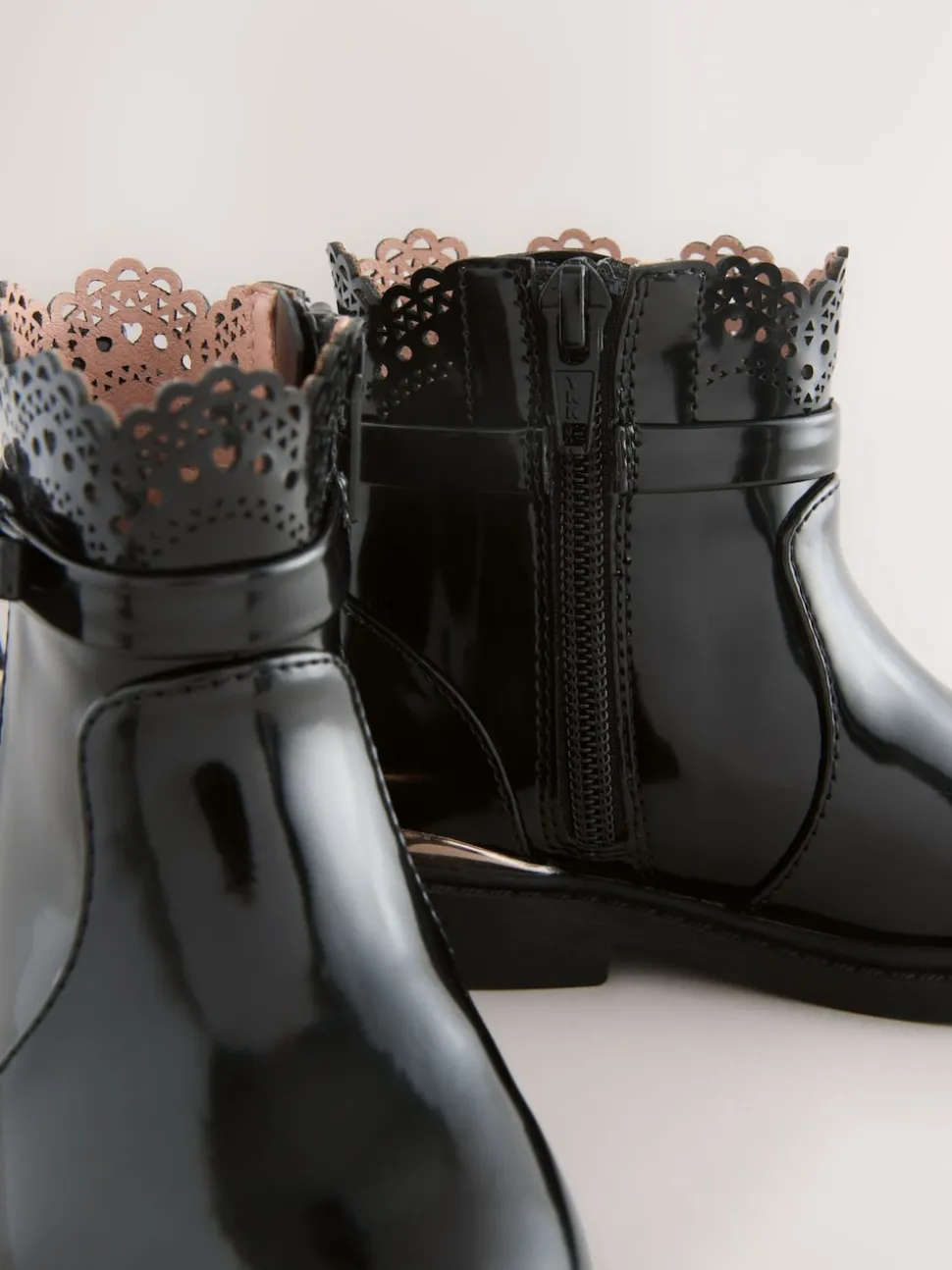 Black Chelsea Bow Ankle Boots