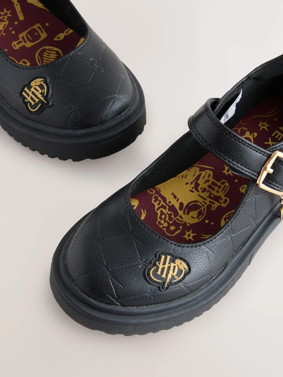 Black Harry Potter Mary Jane School Shoes
