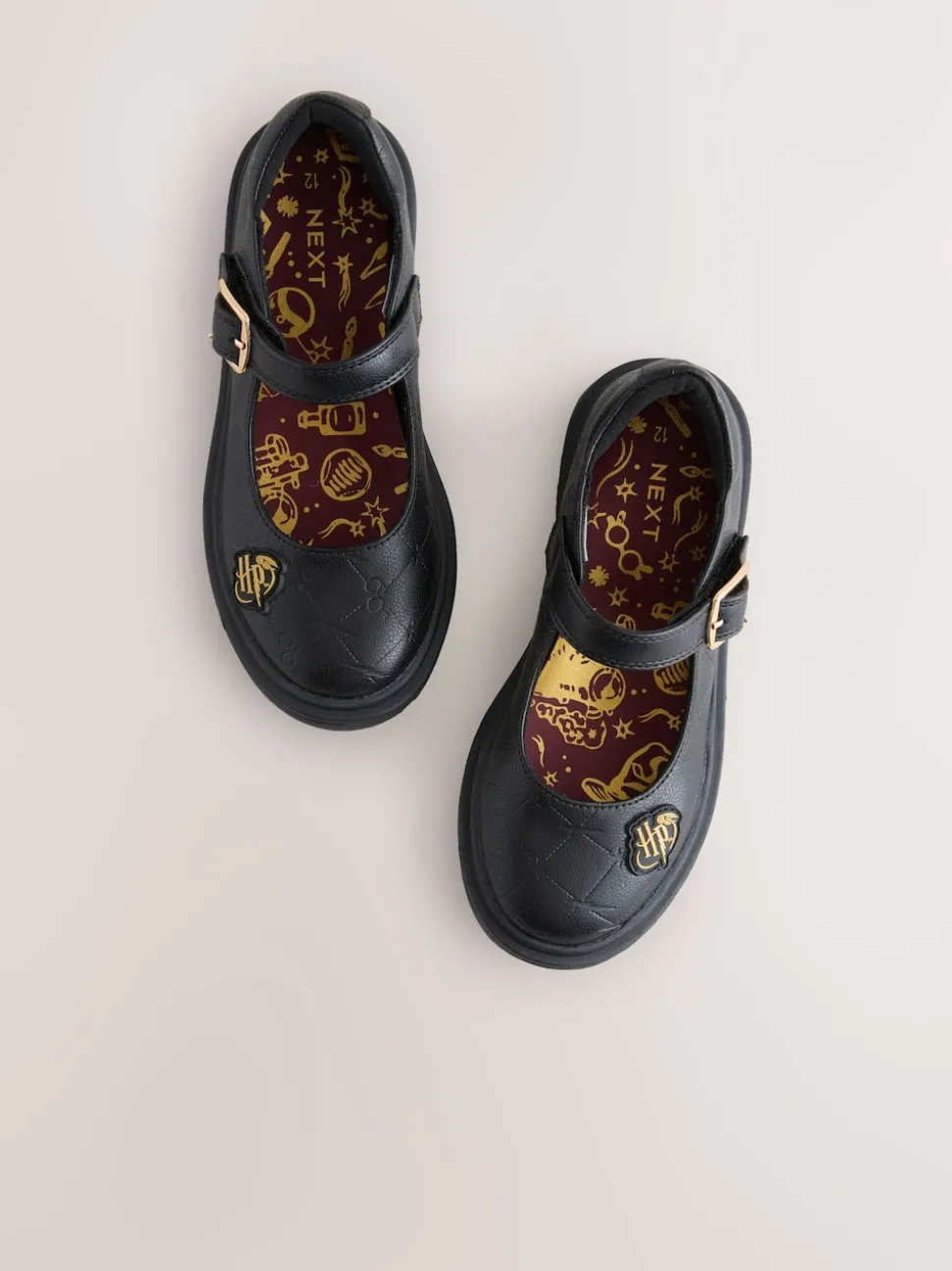 Black Harry Potter Mary Jane School Shoes